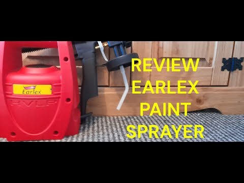 Earlex paint sprayer . Review .