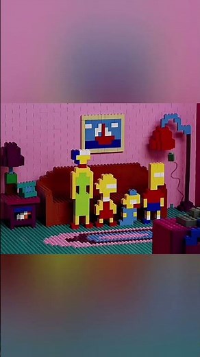 The Simpsons - LEGO Couch Gag #thesimpsons #thesimpsonsmemes #thesimpsonsfunny #lego #legosimpsons