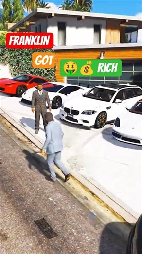 Franklin Got Rich ... Here's The Secret | GTA 5 #gta #gtav #rockstargames #gaming #gta5mods #gta5