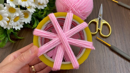 She's So Beautiful!! A simple trick. A genius idea from duct tape and thread 😍go watch it #Howto #Desing #Craft | My Hobby