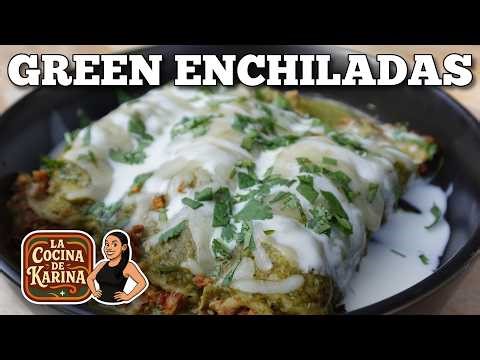 Green Enchiladas on the Blackstone Griddle