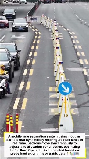 Dynamic Lane Barrier System 🚧