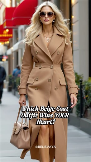 Beige Coat Outfits That Will NEVER Go Out of Style