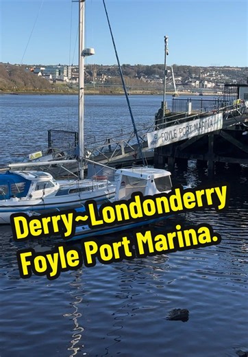 Derry~Londonderry Foyle port marina. #derry #londonderry #marina #boats #foyle