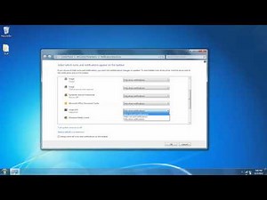Windows 7: Notification Area Icons