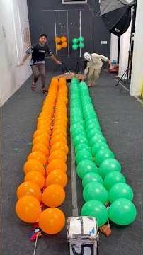 Ghost vs Men 108 Ballon Pop Challenge #shorts