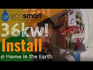 39.0 EcoSmart 36kw on demand hot water heater install