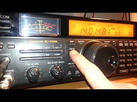 ICOM IC-737A CW MOD (FL101+FL52A)