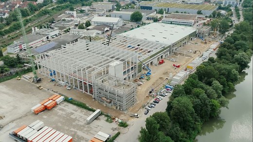 Our new Elevator Manufacturing and Technology Center is taking shape in Esslingen, Germany! ✨ This state-of-the-art facility will bolster TKE’s position as a global leader in elevator technology as we realign our production in Germany. Specifically, it will focus on producing our sustainable and digital elevator platform EOX, serve as a technology center for high-rise elevators, and act as a digitalized Spare Parts Center for Central, Northern, and Eastern Europe. Check out our progress so far, 