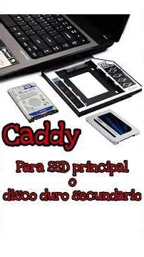 Caddy for hard drive and SSD