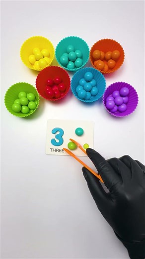 Learn Colors and Numbers | Toddler Learning Video #shorts #kidslearning #toddlerlearning