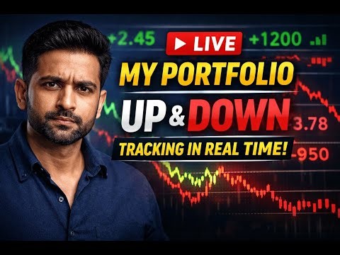 Market Live: My Portfolio in Real Time | Gains, Losses & Lessons