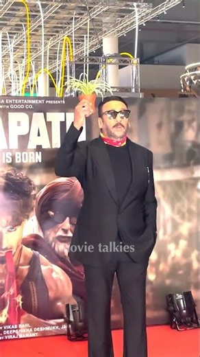 Bhidu Jackie Shroff arrives Grand premiere of #Ganapath #jackieshroff #tigershroff