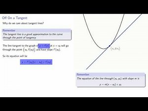 Tangent Lines, Part Two