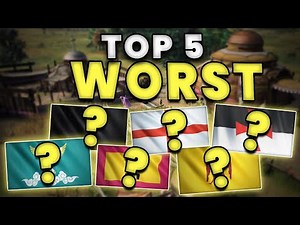 Top 5 WORST Civilizations in AoE4 (Platinum & Below)