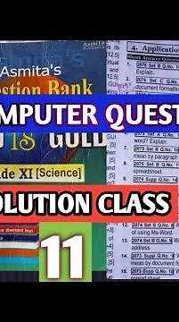 NEB COMPUTER QUESTION SOLUTION CHAPTER [APPLICATION PACKAGE] class 11.#computer#class11 #solution