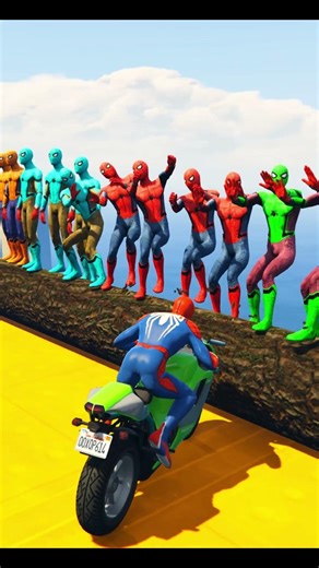 الرجل العنكبوت انقاذ باتمان Spider-Man Rescue batman vs iron man vs venom funny Game GTA 5 superhero