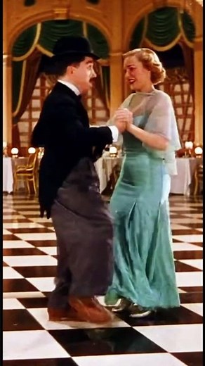 Timeless Classic: Charlie Chaplin's Elegant Tango Dance from 'Modern Times'! | Iconic Scene