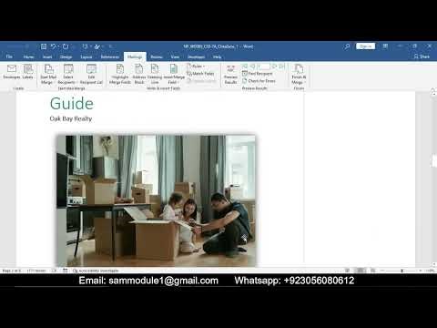 SAM Capstone Project A Word Modules 5-7 | Oak Bay Realty