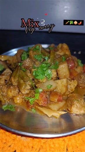 MiX veg Curry 😍🫛🥦🥕✨