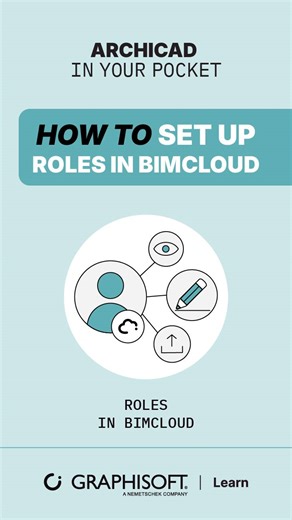 Simplify team management! Set up BIMcloud roles & permissions the smart way. 💡 https://bit.ly/4koZF7Z #BIMcloud #AEC #BIMManager #Archicad #Teamwork #archicadinyourpocket | Archicad by Graphisoft