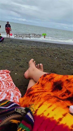 Kampeni Abau family beach — Papua New Guinea beach vibes