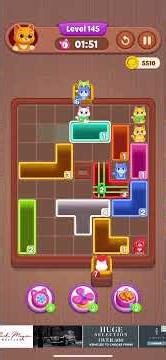 Catdom: Color Hole – Level 145 Walkthrough 🐱🟦✨