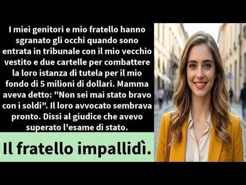 Mi hanno sempre sottovalutatafino a quel giorno in tribunale