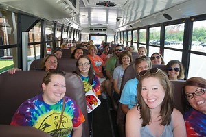 Teachers, Principals Take Bus Tour To Visit Students