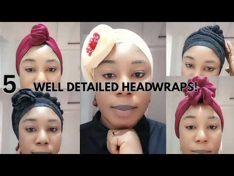 HOW TO TIE TURBAN HEADWRAP FOR WOMEN ✨HEAD SCARF TUTORIAL