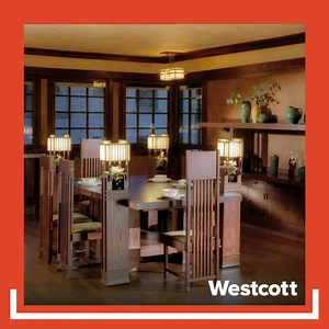 Horizontal lines and natural light: Frank Lloyd Wright’s Prairie style is on full display at the Westcott House. | Frank Lloyd Wright's Westcott House