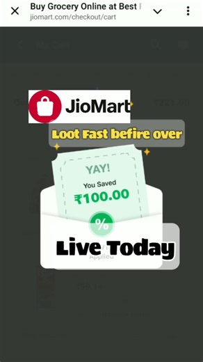 JioMart ₹100 FREE Shopping Today! 😱 WOW100 Code 100% Working LIVE Proof | Unlimited Loot Trick 2026