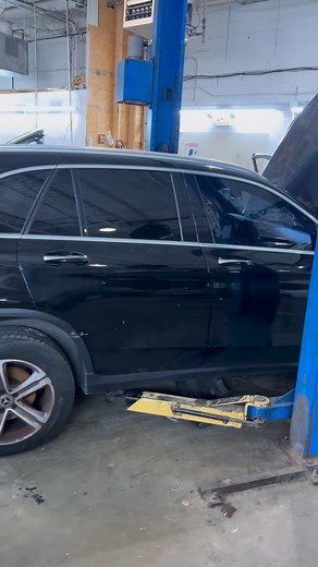 2018 GLC 300 towed in for a no start condition. Come to find out the cam pick up wheel was 180 degrees out. We’re replacing the timing chain and cams | Harris Automotive