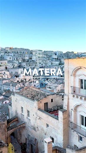 “Matera — The Stone City of the World” 🪨 ✨ #Matera #VisitMatera #ItalyTravel #ExploreItaly
