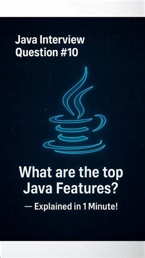 Why Java Is So Popular? Top Features You MUST Know! (60-Second Breakdown) #coding