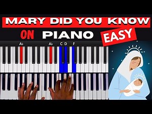 MARY DID YOU KNOW PIANO TUTORIAL EASY