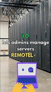 What Is iLO in Servers? 🤯 #itbasics #facts #techexplained
