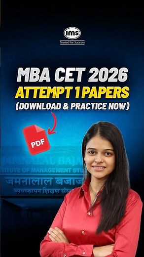 MAH MBA CET 2026 Attempt 1 papers (Download & Practice Now)