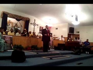 Pastor Frank Ray preaching Words of comfort