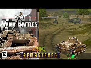 WWII: Tank Battles Gameplay Review PS2 Remastered 4K | Console Warfare..