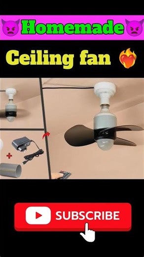How to make Mini Ceiling fan 😱❤️‍🔥👿 #shortsfeed #trending #viralvideo