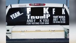 Montini: Phony sticker shock over ‘F—k Trump’ bumper sticker