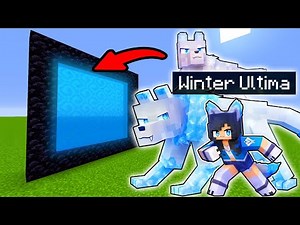 How To Make A Portal To The Aphmau Winter Ultima Dimension in Minecraft
