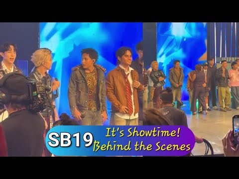 SB19 BEHIND THE SCENES AT IT'S SHOWTIME GUESTING