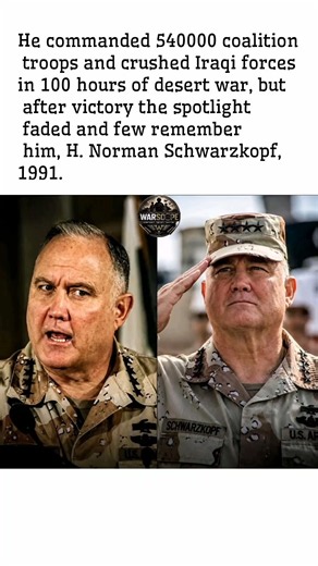 540,000 Troops, 100 Hours: The Untold Story of General Schwarzkopf #WarHistory #USArmy
