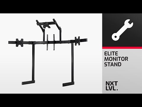 Next Level Racing Elite Monitor Stand Instruction for Single, Triple, and Quad.