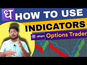 How to use indicators in dhan option trader app | indicators for option trading |dhan Option trading