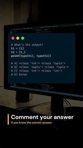 Python's COMMA vs Parentheses Trick! #python #coding