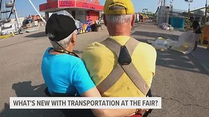 Iowa State Fair shuttle routes look different this year, but Delbert & Caroline don't mind