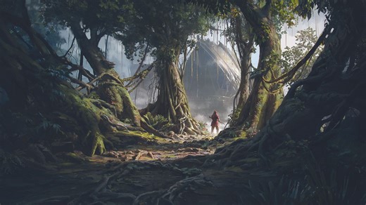 How to illustrate an ancient jungle